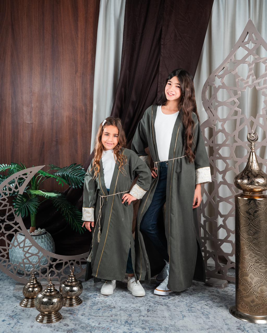 Olive green kaftan