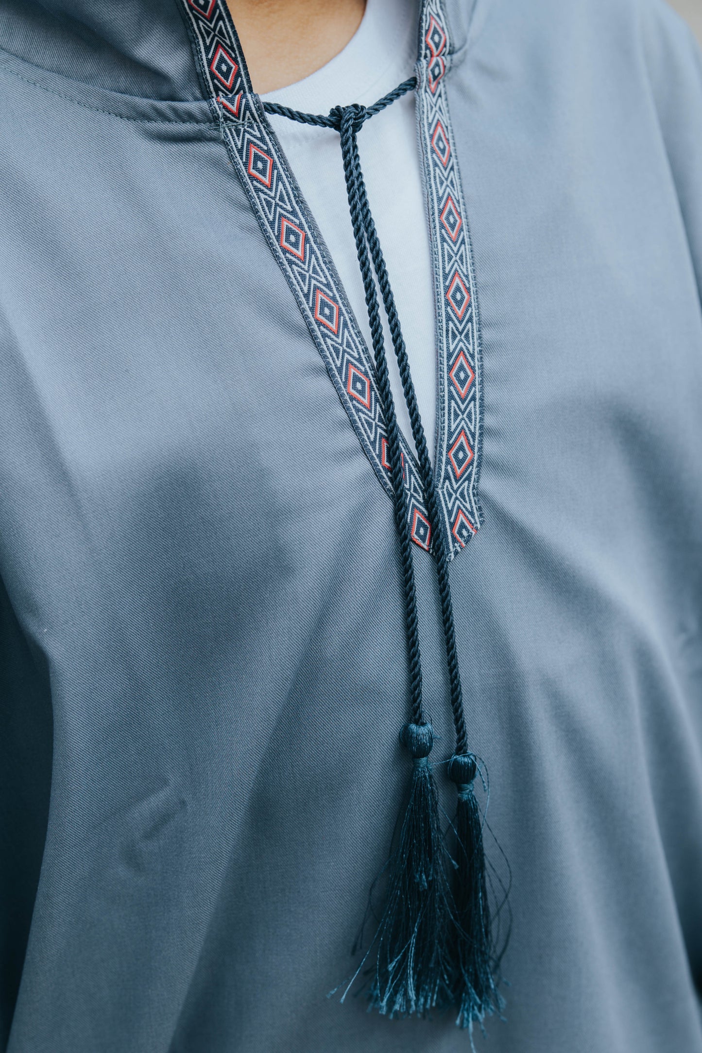 Navy Blue Moroccan Boy's Jilbab