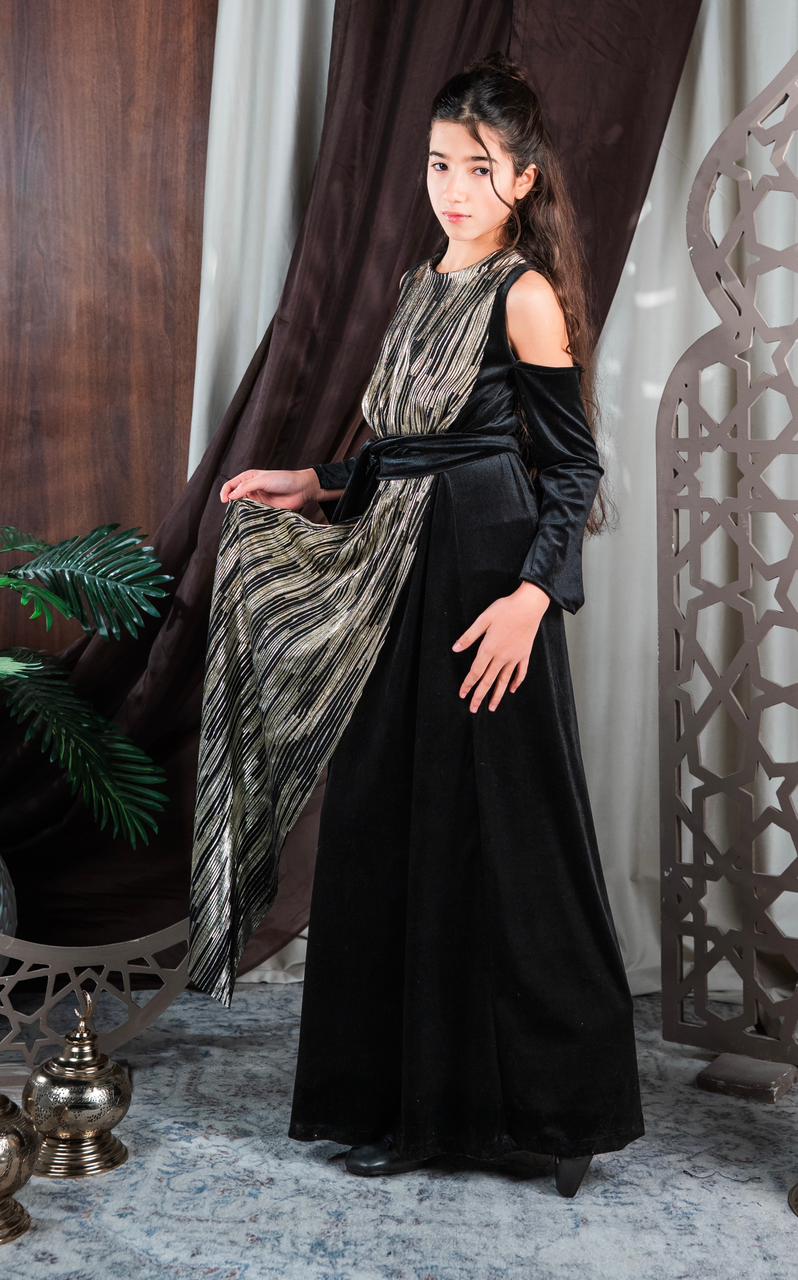 Black velvet Kaftan