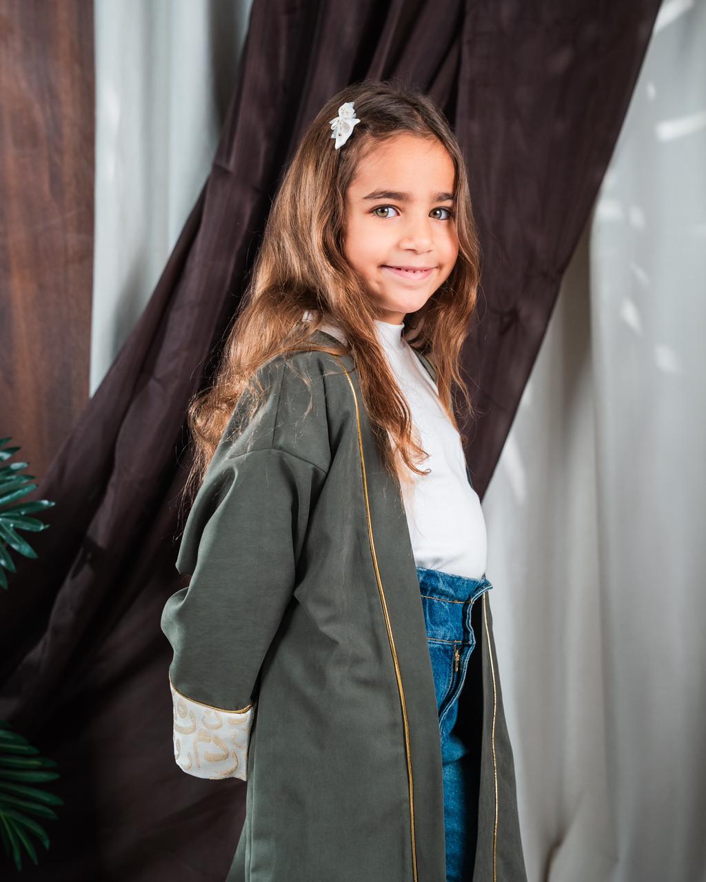Olive green kaftan
