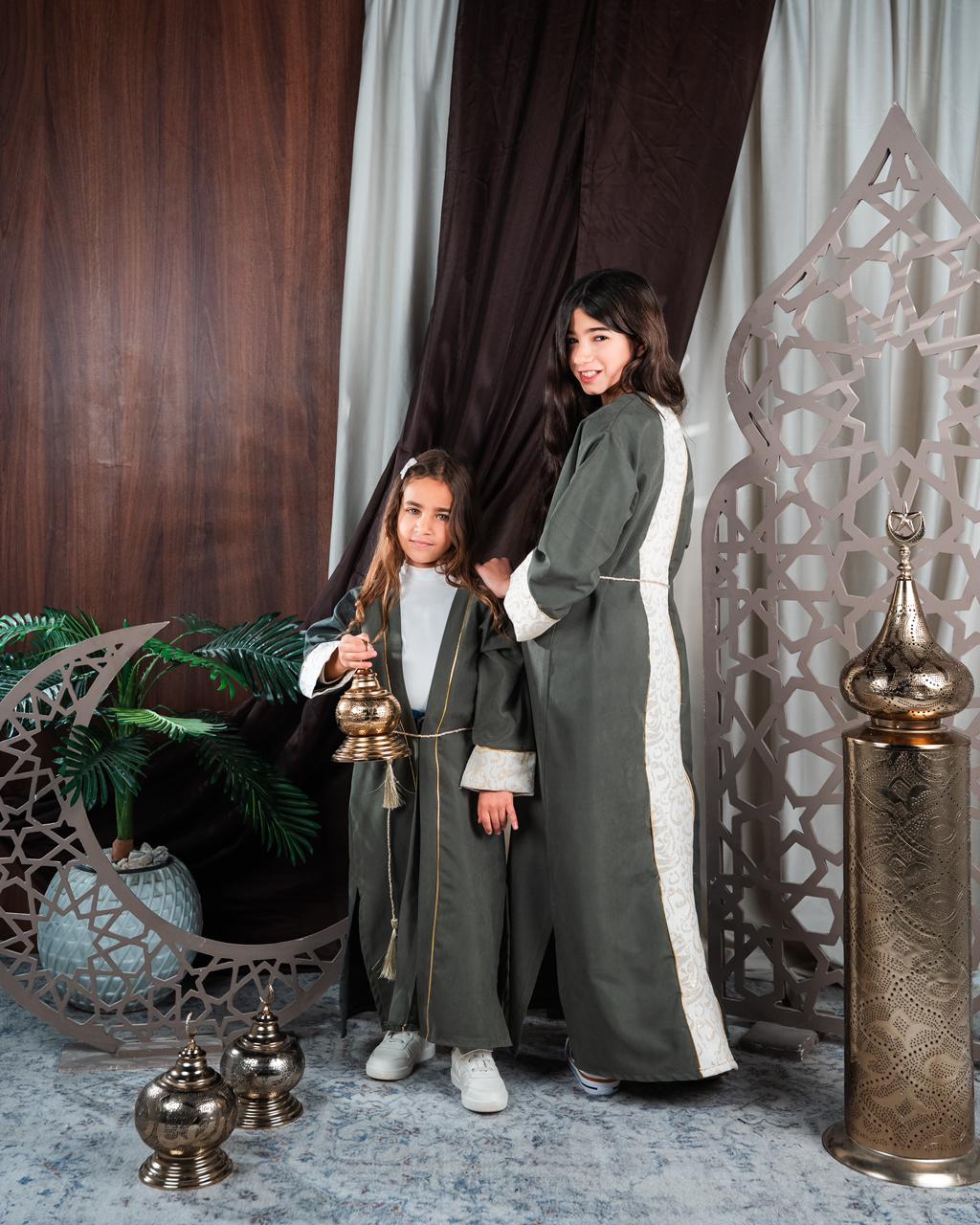 Olive green kaftan